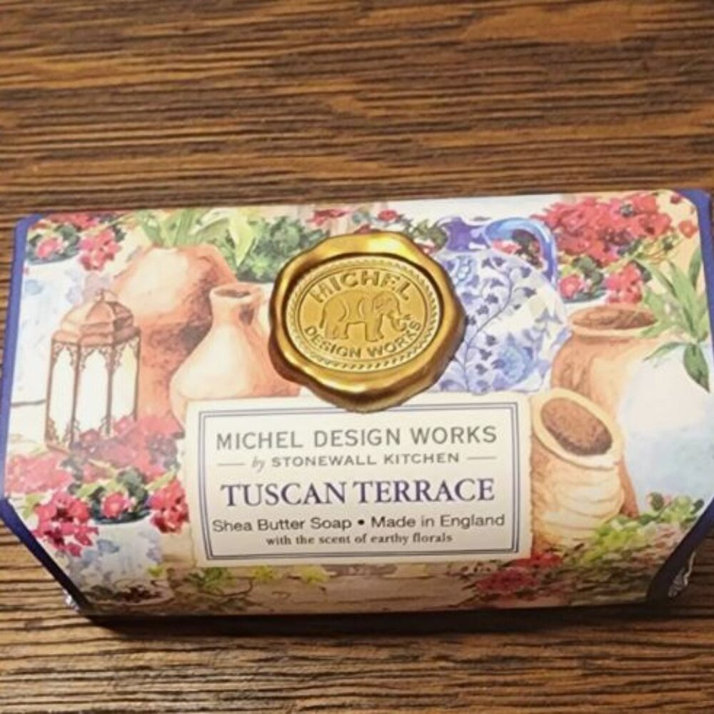 Michel Design Works Large Bath Soap Bar - Tuscan Terrace